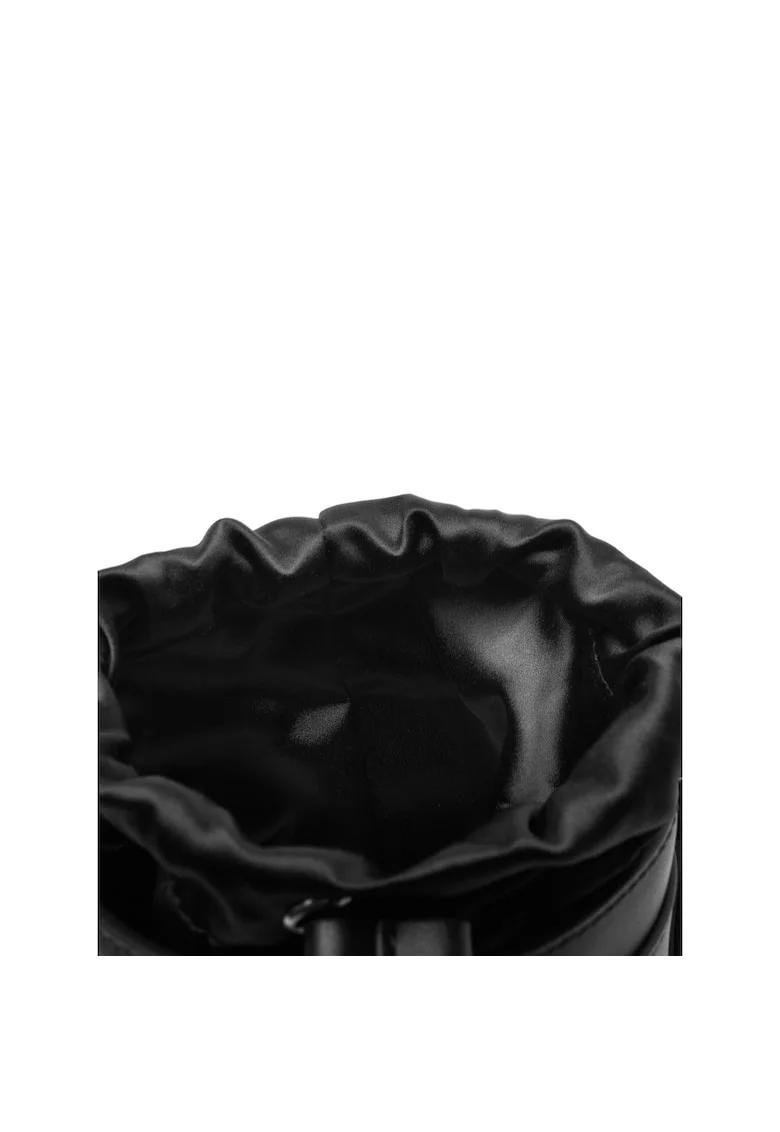 Geanta dama  Mini Bucket, ecologica, neagra, 25x26cm
