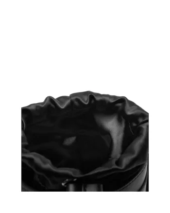 Geanta dama  Mini Bucket, ecologica, neagra, 25x26cm