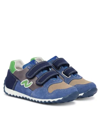 Pantofi copii,  tenisi, multicolor, piele naturala