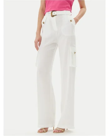 Pantaloni dama  alb