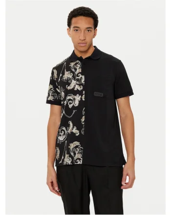 Tricou barbati  negru, bumbac, cu imprimeu