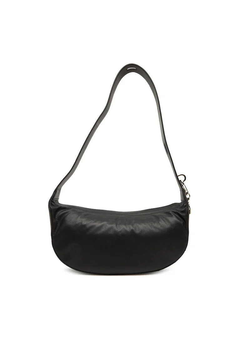 Geanta dama  model 8B0274 L164 K103, piele naturala, culoare negru.