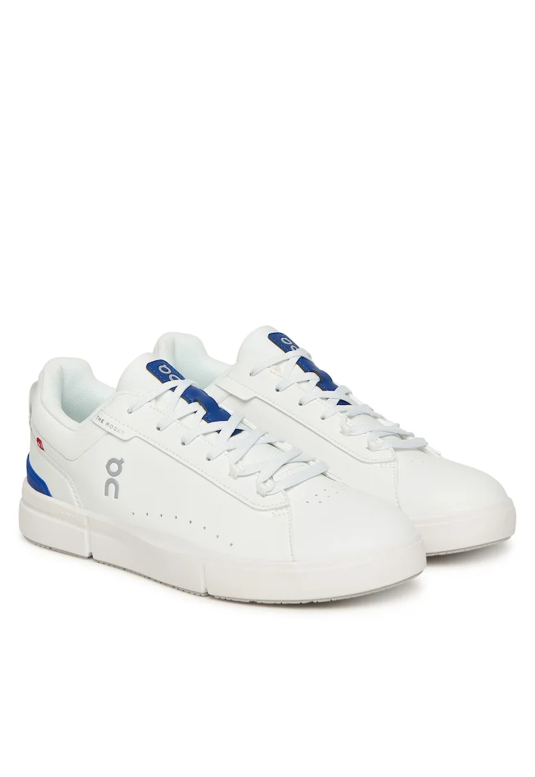 Tenisi barbati  model White 0629, piele ecologica, alb