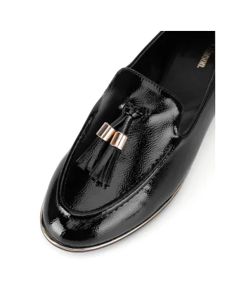 Mocasini dama  negru, Negru