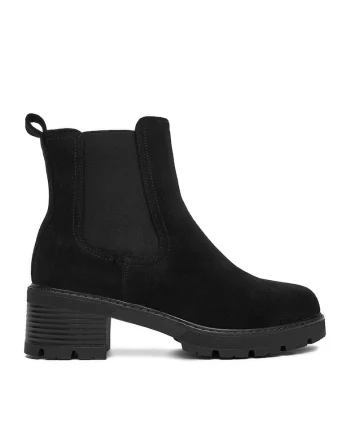 Botine dama  V2222-1, negru, sintetic