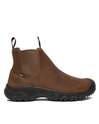 Ghete barbati,  piele naturala, maro, Maro