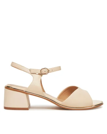 Sandale dama,  WYL3784-1Z, piele naturala, bej