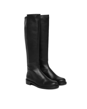 Cizme dama  Gisele, piele naturala, negru