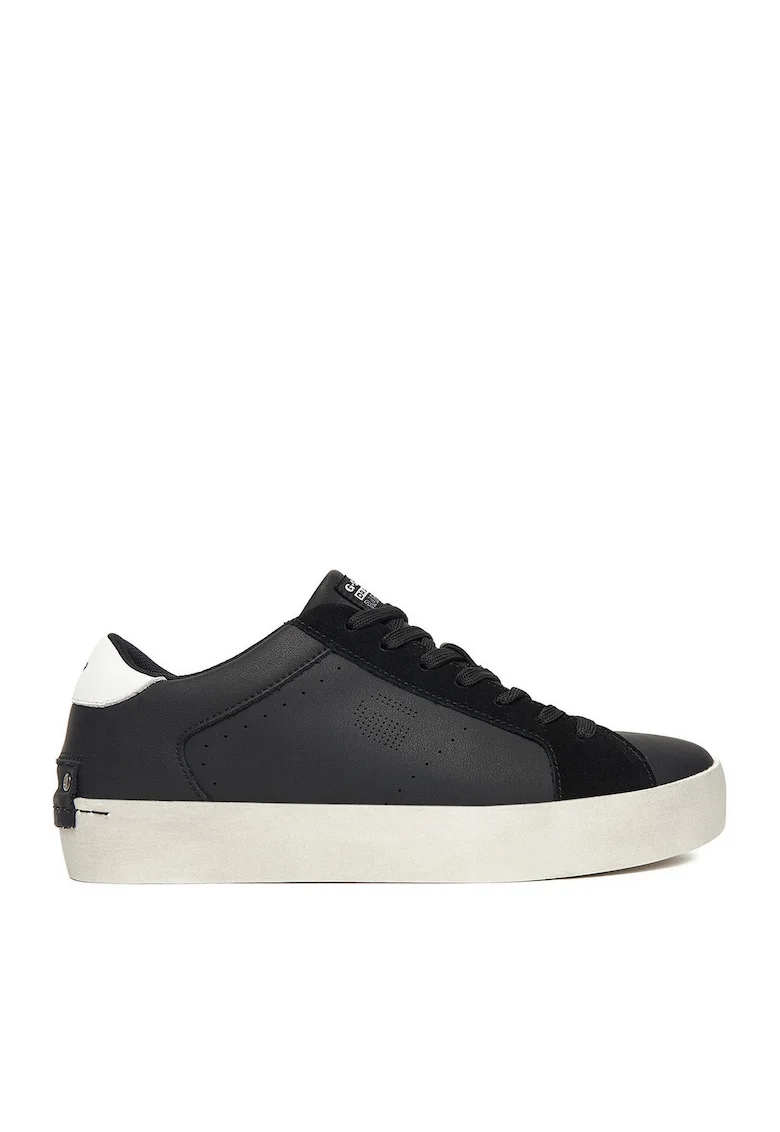 Tenisi dama,  CEO-YG240112-01L, negru, piele naturala