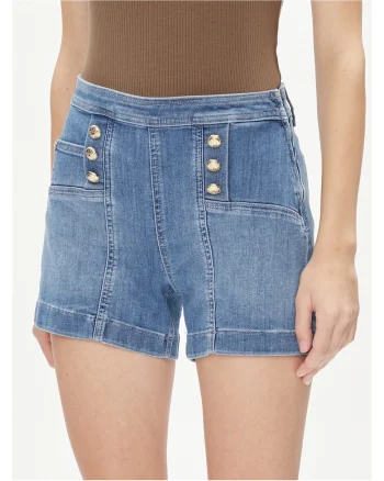 Blugi scurti din denim  albastru