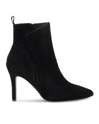 Botine dama  piele naturala, Negru