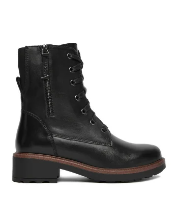 Ghete dama, piele naturala, negru,, Negru