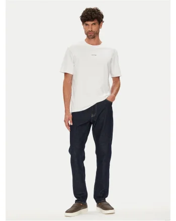 Tricou barbat  alb, bumbac