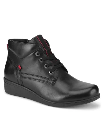 Ghete dama  model WI16-JANE ZULA-03, piele naturala, negru