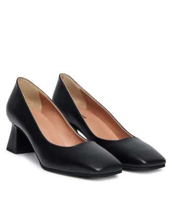 Pantofi dama  stiletto, piele naturala, culoare neagra