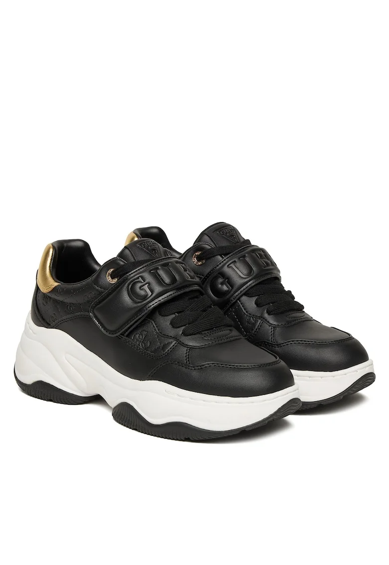 Tenisi pentru dama  BLKGO FLFHNN ELE12, piele ecologica, negru