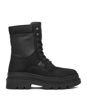 Ghete dama  piele naturala, negru, CEO-WI45-VR-3400-02