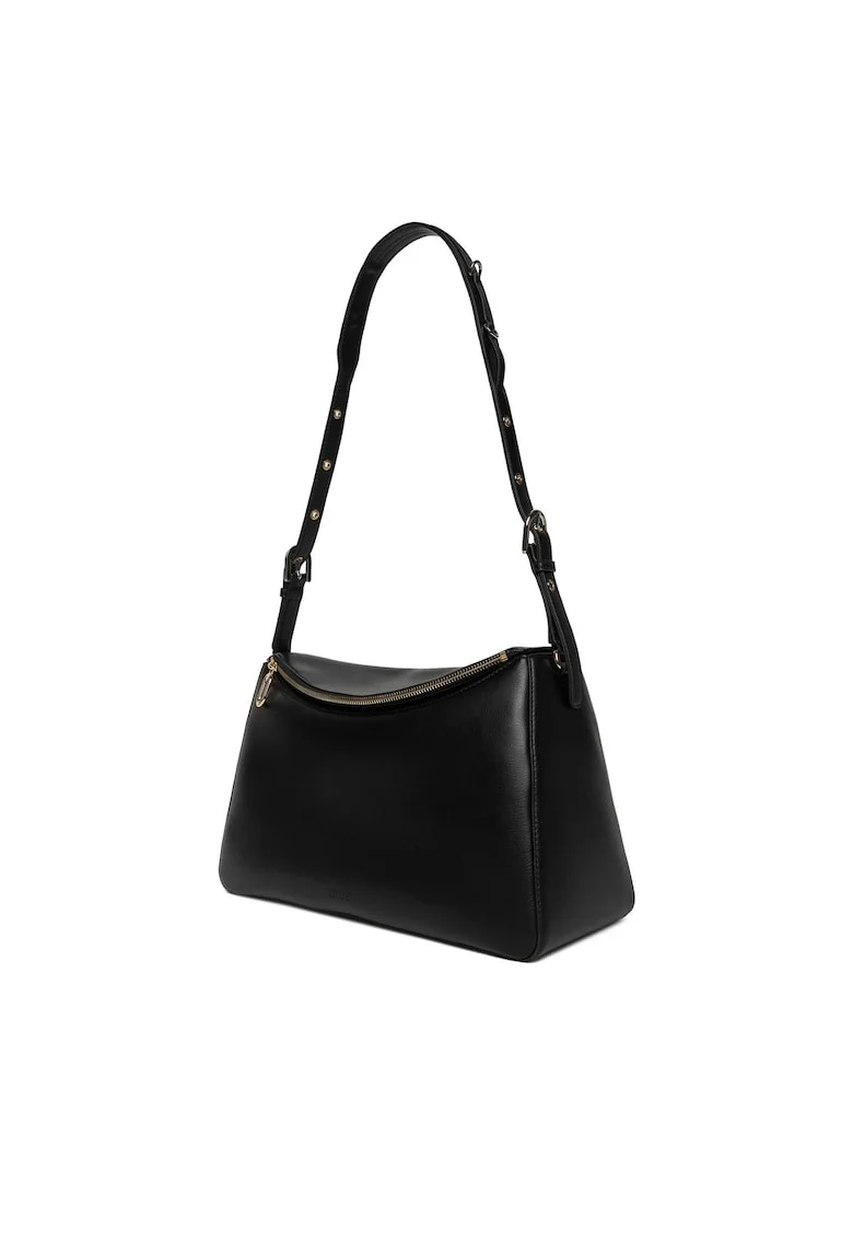 Geanta dama  Black City, piele ecologica, 2002303351, neagra
