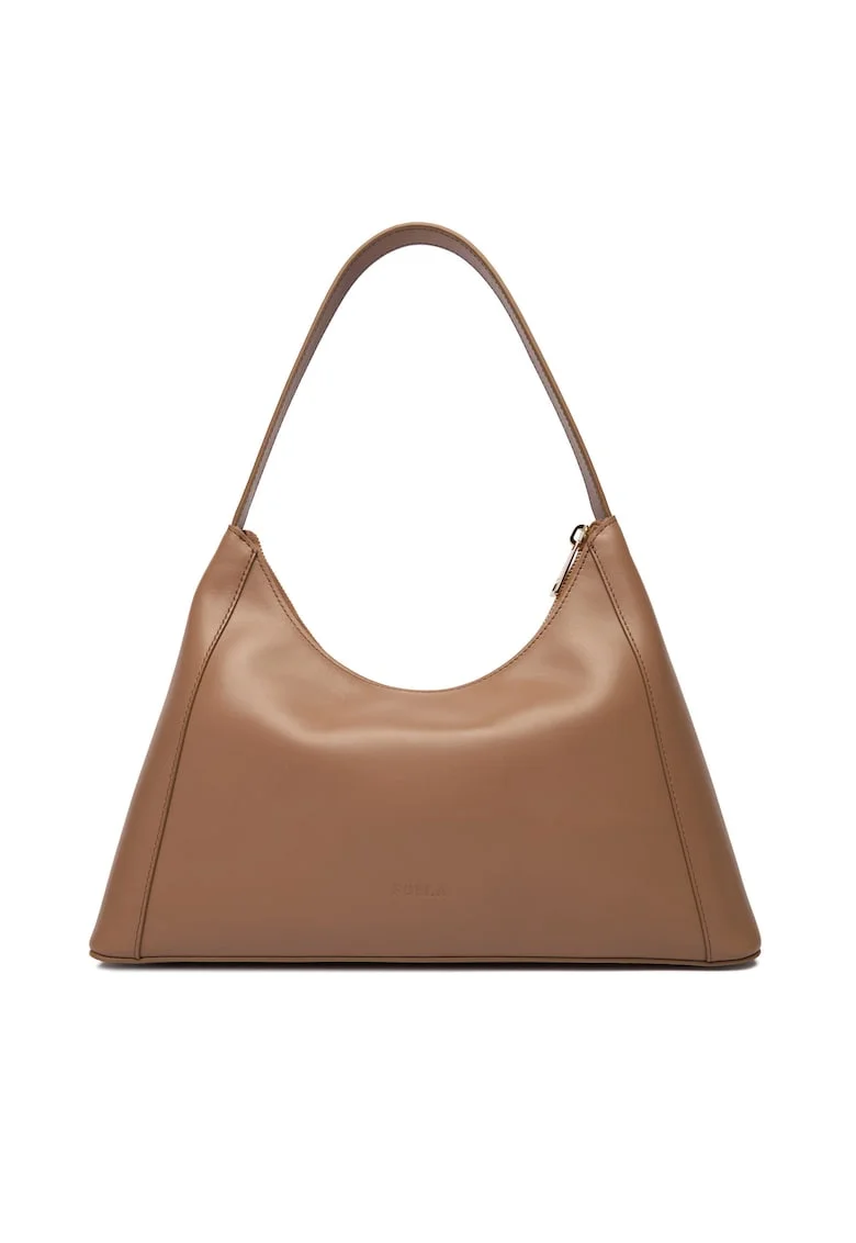 Geanta dama  Toffee Diamante S, piele naturala, culoare Toffee
