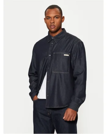 Camasa barbati  bleumarin, denim