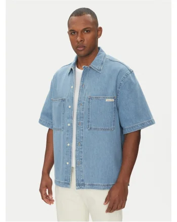 Camasa barbati,  denim, albastru
