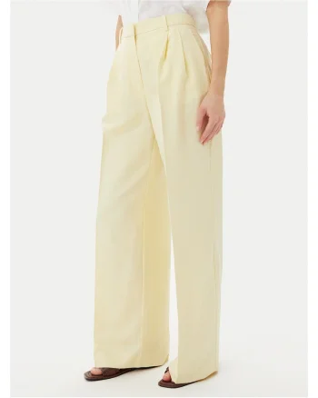 Pantaloni eleganti pentru dama,  galben