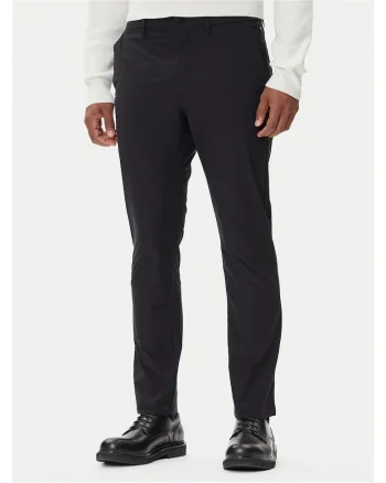 Pantaloni barbati  negru, stofa,