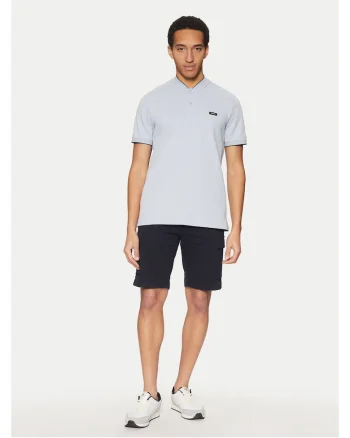 Tricou barbati  albastru, bumbac, polo