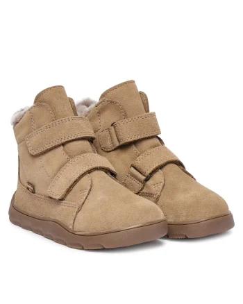 Ghete unisex  din piele naturala, bej
