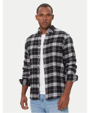 Camasa barbati  negru, bumbac,
