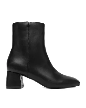 Botine dama,  sintetic, negru, CEO-CD240148-1