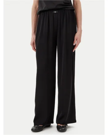 Pantaloni largi pentru dama  palazzo, negru