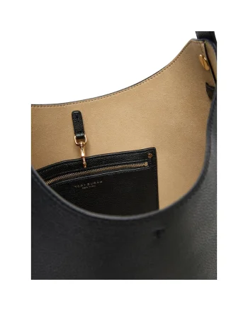 Geanta dama  Romy Hobo, piele naturala, neagra, 170964