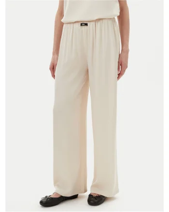 Pantaloni dama  palazzo, ecru