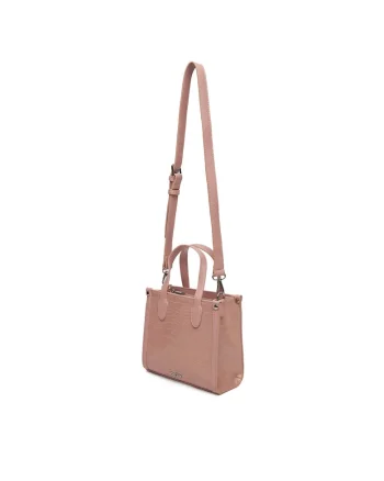 Geanta dama  roz, DZE-S-015-07, din piele ecologica