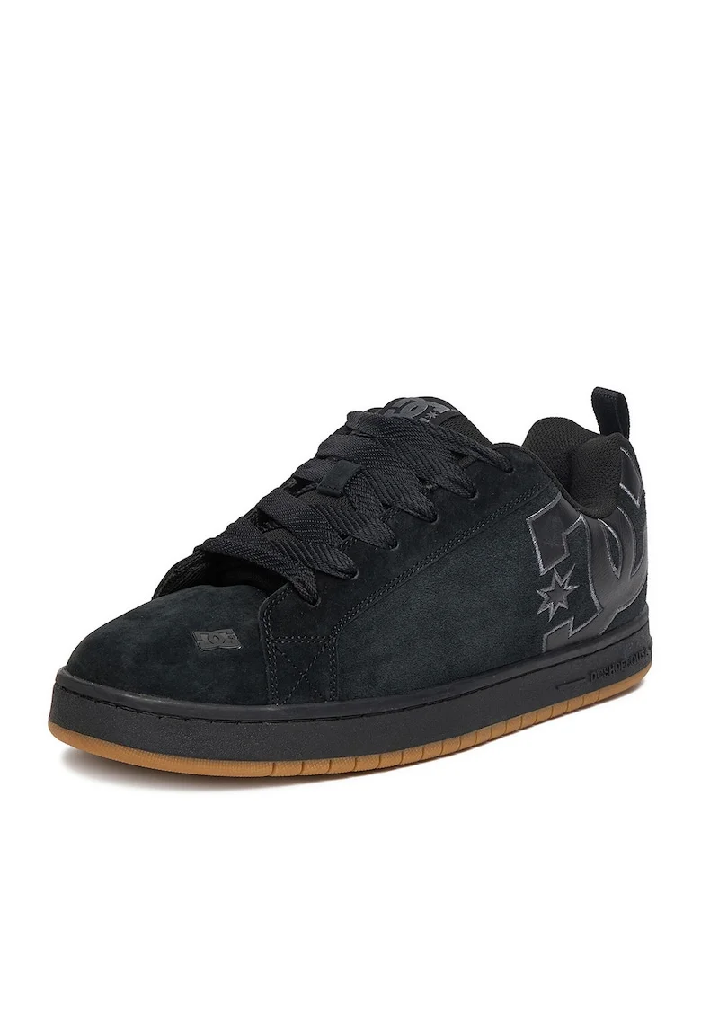 Tenisi barbati,  CEO-V5-10116, piele naturala, negru