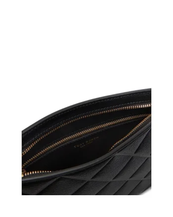 Geanta dama  Fleming Pochette, neagra, din piele ecologica
