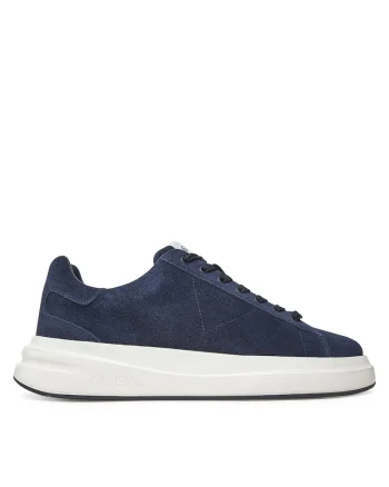 Tenisi barbati,  Blue FMTLBA SUE12, piele naturala, culoare albastra,