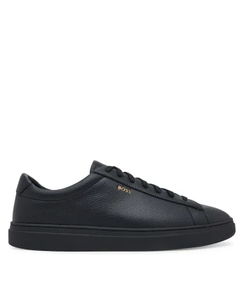 Tenisi barbati  model 007 Kieran, piele naturala, negru, 50548716