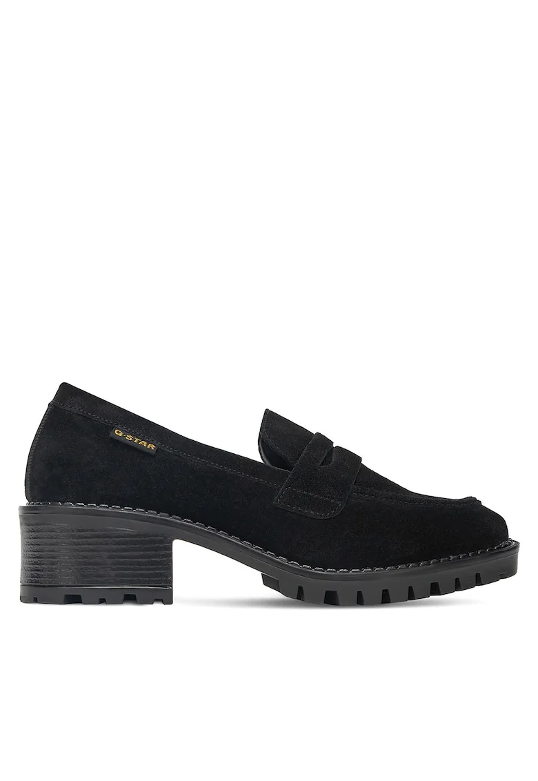 Mocasini dama,  piele naturala, negru, WI34-JANELLE-01