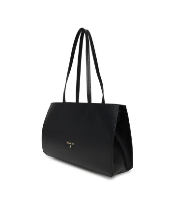 Geanta dama  piele naturala, model, Negru
