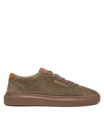 Tenisi barbati,  Taupe 057, piele naturala, maro