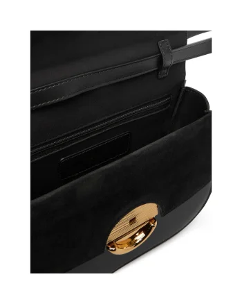 Geanta dama  Sfera Mini, piele naturala, neagra