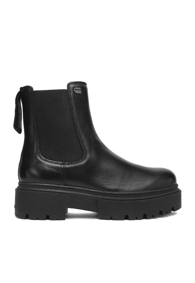 Ghete dama G-Star Raw, piele naturala, negru, CEO-WB-ADELA-10