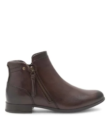 Botine dama  maro piele naturala, Maro