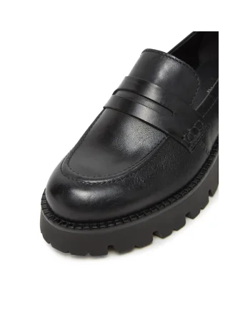 Mocasini dama,  piele naturala, negru, CEO-WI16-780-03