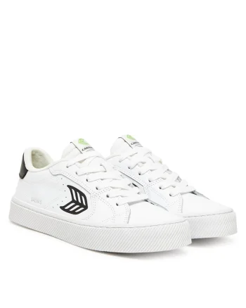 Tenisi  unisex, alb, piele naturala
