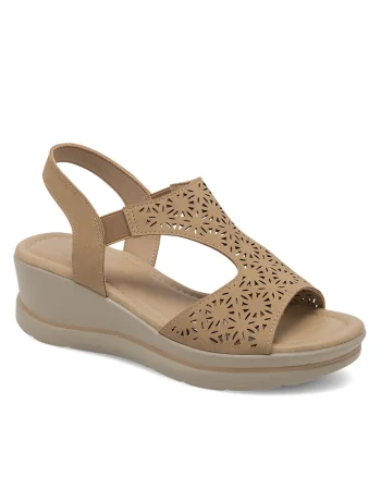 Sandale dama,  WYL0510-27, bej, piele ecologica,