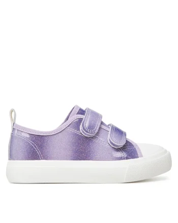 Tenisi copii,  Fete, violet, tesatura textila