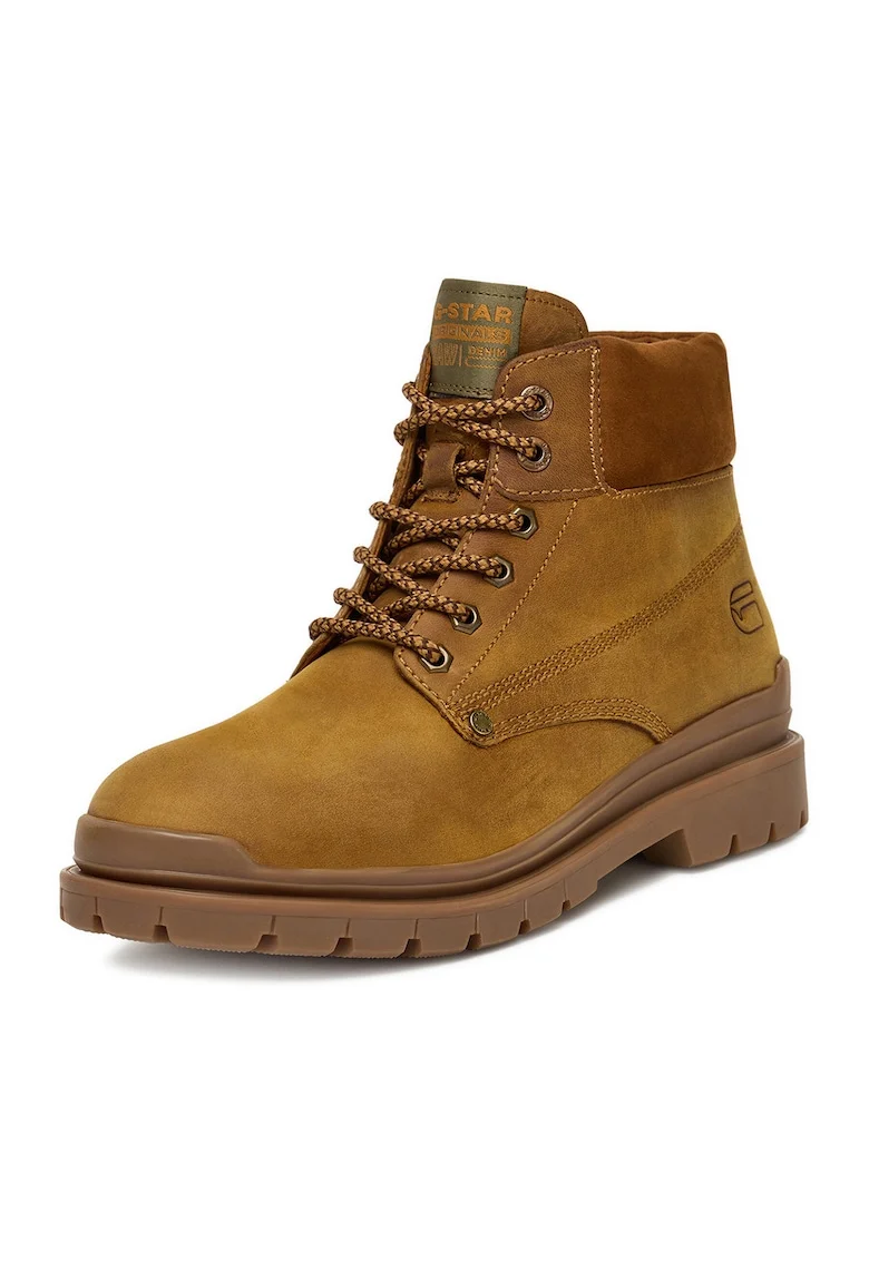 Ghete barbati,  piele naturala, culoare maro